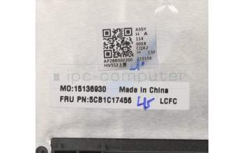 Lenovo 5CB1C17456 COVER Upper Case ASM_FRA L82NB IG DIS
