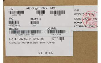 Lenovo 5CB1C17489 COVER Upper Case ASM_ARA L82NA IG