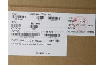 Lenovo 5CB1C18846 COVER Upper Case ASM_SPA L82KD BK TEX