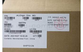 Lenovo 5CB1C19230 C-Cover with keyboard, French, Phantom Blue, Backlight