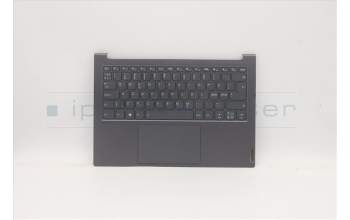 Lenovo 5CB1C19272 C-Cover with keyboard, Nordic, Slate Grey