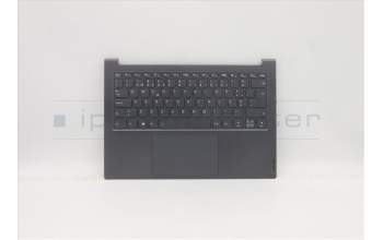 Lenovo 5CB1C19273 C-Cover with keyboard, Portuguese, Slate Grey