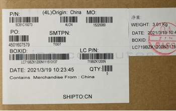 Lenovo 5CB1C19273 C-Cover with keyboard, Portuguese, Slate Grey