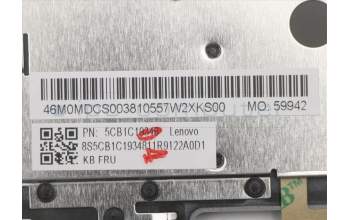 Lenovo 5CB1C19348 COVER Upper Case ASM_CZ-SK W 82HU NFB PG
