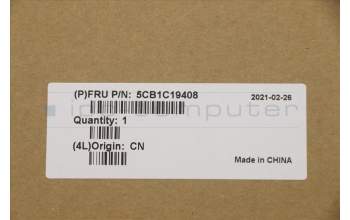 Lenovo 5CB1C19408 COVER Upper Case ASM_SA W 82HU FB PG