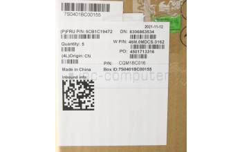 Lenovo 5CB1C19472 COVER Upper Case ASM_SW W 82HU NFB GY