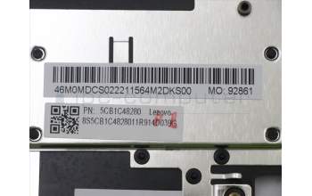 Lenovo 5CB1C48280 COVER Upper Case ASM_BE W 82HU FB GY