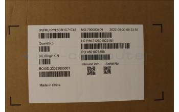 Lenovo 5CB1C71748 COVER Upper Case ASM_SPA WT 82KF SR