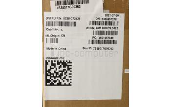 Lenovo 5CB1C72429 C-Cover with keyboard,UK English,Mineral Grey