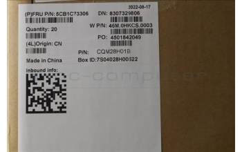 Lenovo 5CB1C73306 COVER UCASE N-FPR BLK Clamshell,w Mylar