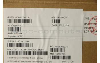 Lenovo 5CB1C74773 COVER Upper Case ASM_ENG L82JUBKWHW/F