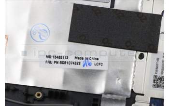 Lenovo 5CB1C74822 COVER UpperCaseASM_NORDIC L82JUBURGBW/F