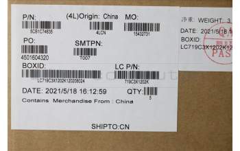 Lenovo 5CB1C74835 COVER Upper Case ASM_BUL L82JUBUWHW/F