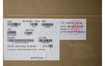 Lenovo 5CB1C74842 C-Cover with keyboard,French,Blue,White Backlight