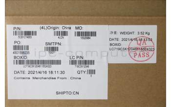 Lenovo 5CB1C74855 COVER Upper Case ASM_POR L82JUBUWHW/F