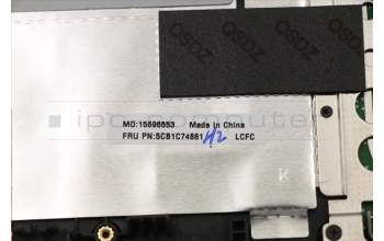 Lenovo 5CB1C74861 COVER Upper Case ASM_TC L82JUBUWHW/F