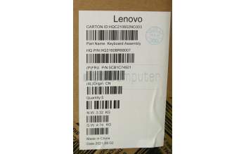 Lenovo 5CB1C74921 COVER Upper Case ASM_NORDIC H82L5CLODIS