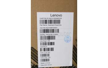 Lenovo 5CB1C74955 COVER Upper Case ASM_RUS H82L5CLOUMA