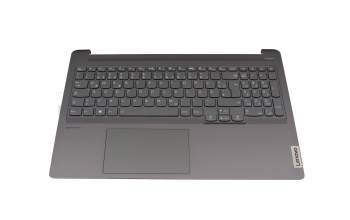 5CB1C75007 original Lenovo keyboard incl. topcase DE (german) anthracite/anthracite with backlight (DC/In: USB-C)