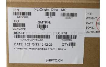 Lenovo 5CB1C75043 COVER Upper Case ASM_NORDICL82KVFPA/BUMA