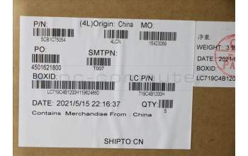 Lenovo 5CB1C75054 COVER Upper Case ASM_ENG L82KV FP A/BUMA