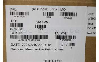 Lenovo 5CB1C75079 COVER Upper Case ASM_SWS L82KV FP A/GUMA