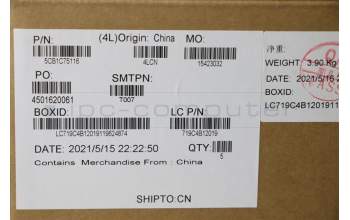 Lenovo 5CB1C75116 COVER Upper Case ASM_ENG L82KV NFPA/BUMA