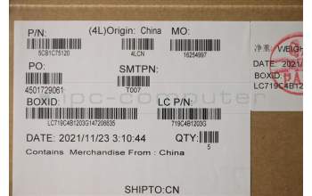 Lenovo 5CB1C75120 COVER Upper Case ASM_BEL L82KV NFPA/BUMA