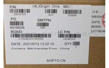 Lenovo 5CB1C81076 COVER Upper Case ASM_ENG L82KV NFPA/GUMA