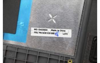 Lenovo 5CB1C81080 C-Cover with keyboard,Belgian,Non_Fingerprint