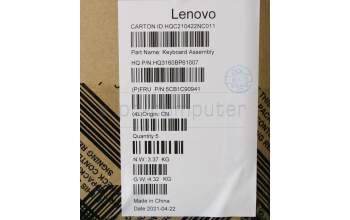 Lenovo 5CB1C90941 COVER Upper Case ASM ENG H 82KM AB
