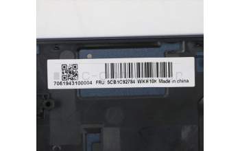 Lenovo 5CB1C92784 C-Cover with keyboard, Greek, Abyss Blue, Backlight, US