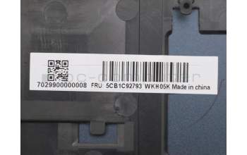 Lenovo 5CB1C92793 C-Cover with keyboard,UK English,Abyss Blue,Backlight