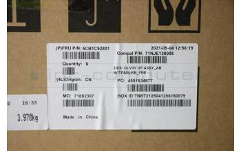 Lenovo 5CB1C92801 COVER Upper Case ASM_FRA C20WE AB BLKB N