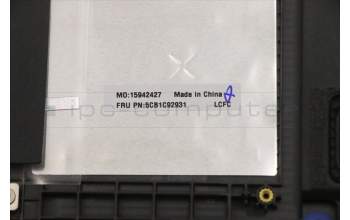 Lenovo 5CB1C92931 C-Abdeckung mit Tastatur, Englisch (GB), Eisengrau