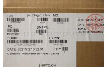 Lenovo 5CB1C92943 COVER Upper Case ASM_GER L82NX IG UMA