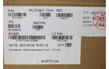 Lenovo 5CB1C93036 COVER Upper CaseASM_USAENGL82JWBU_RGBW/F