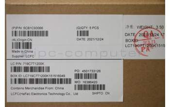 Lenovo 5CB1C93066 COVER Upper CaseASM_FRA/ENGL82JWBU_WHW/F