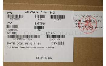 Lenovo 5CB1C93084 COVER Upper Case ASM_SLV L82JW BU_WHW/F