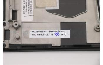 Lenovo 5CB1C93716 C-Cover with keyboard,Hebrew,Black,RGB Backlight