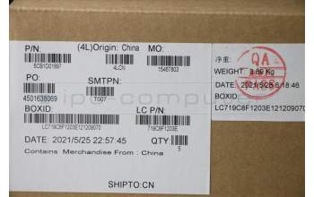 Lenovo 5CB1D01897 COVER Upper Case ASM_CZE/SLKL82NXIG_FP_U