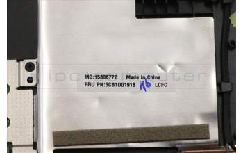 Lenovo 5CB1D01918 C-Cover with keyboard, German, Abyss Blue, Backlight