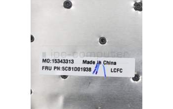 Lenovo 5CB1D01938 COVER Upper Case ASM_ENGL82C7IG_TEX_LIPC