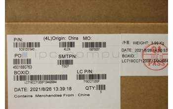 Lenovo 5CB1D01940 COVER Upper Case ASM_ITAL82C7IG_TEX_LIPC