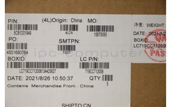 Lenovo 5CB1D01949 COVER Upper Case ASM_RUSL82C7IG_TEX_LIPC