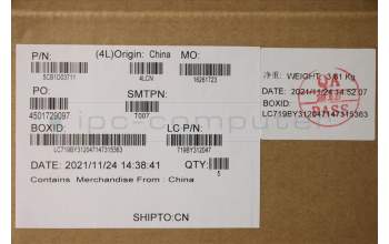 Lenovo 5CB1D03711 COVER Upper Case ASM_SLV L81W1 NFPPGLIPC