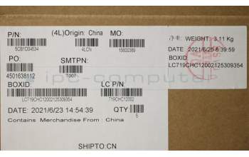 Lenovo 5CB1D04534 COVER Upper Case ASM_CZE/SLK L20YMMGR_ML