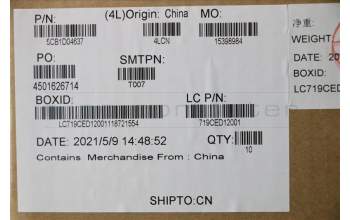 Lenovo 5CB1D04637 COVER Hinge Cover L 20YN