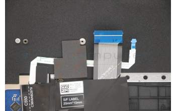 Lenovo 5CB1D04934 C-Cover with keyboard, German, Iron Grey, Backlight, Non-Fingerprint, UK