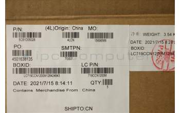 Lenovo 5CB1D05026 COVER Upper Case ASM_ENG L82JH BU RGB